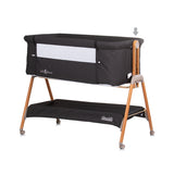 Chipolino Sweet Dreams Co-Sleeper avec le côté pliant en bois graphite en bois anthracite
