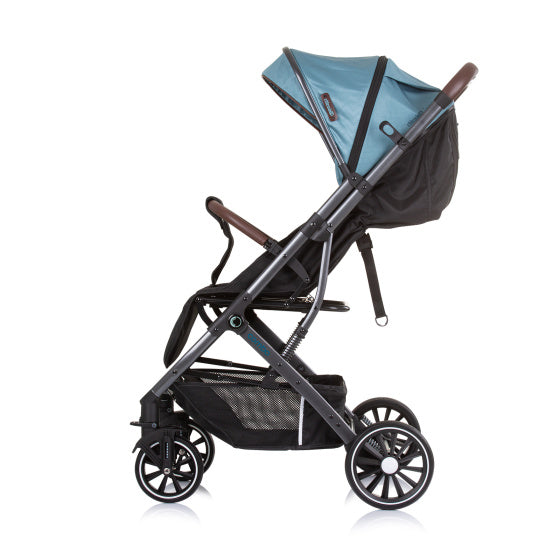 Chipolino combo pliable buggy avec couvercle de pied turquoise turquoise noir