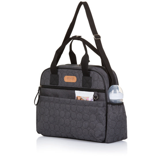 Sac à couches à épaule Chipolino avec version Mat Granite Linn