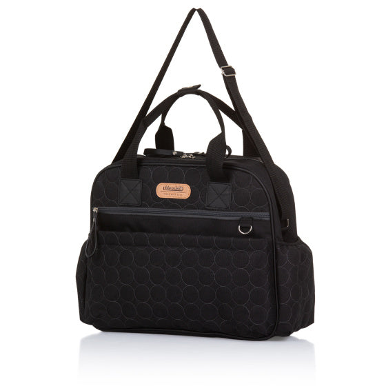 Sac à couches à épaule Chipolino avec version de la version obsidienne noire