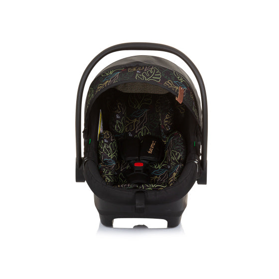 Chipolino Duo Aaut siège 40-87 cm Groupe 0+ Obsidian Feuilles noires