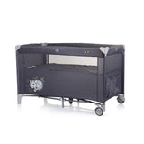 Lit de camp pliable chipolino avec anthracite de granit côté pliant