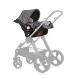 Chipolino Havana Seat Seat avec adaptateurs 40-85 cm Groupe 0+ Grey Silver