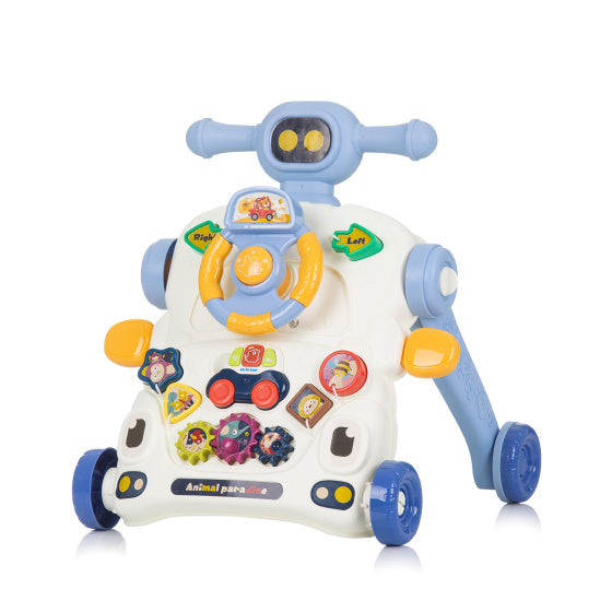 Chipolino Car 3-en-1 Walker avec jouet music bleu