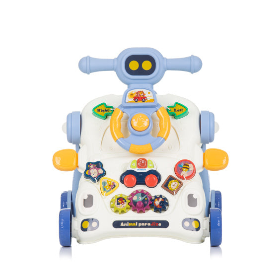 Chipolino Car 3-en-1 Walker avec jouet music bleu