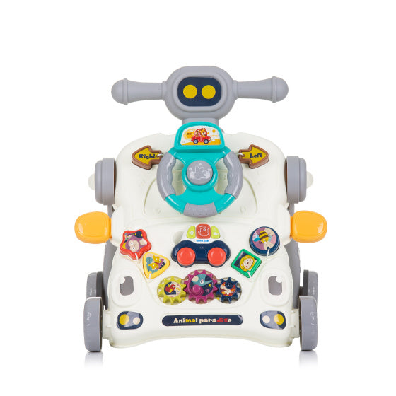 Chipolino Car 3-en-1 Walker avec jouet music gris