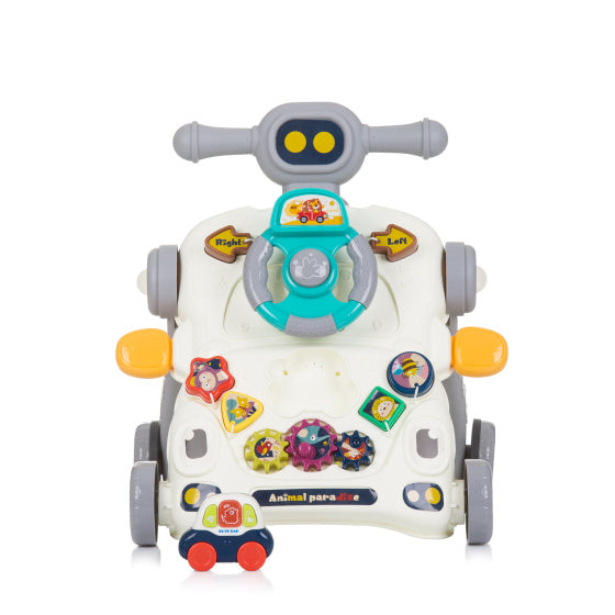 Chipolino Car 3-en-1 Walker avec jouet music gris