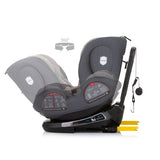 Chipolino Peak siège auto i-size 40-150 cm isofix 360° gris granit