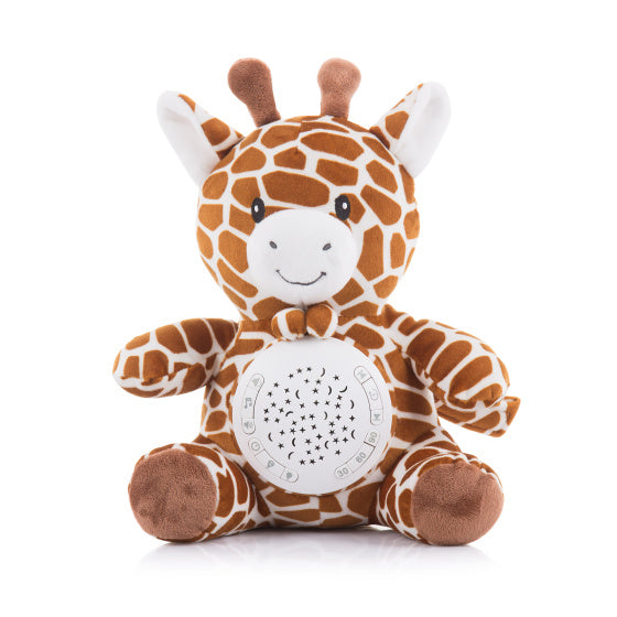 Chipolino en peluche bébé projecteur câlin girafe avec lumière musicale