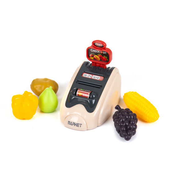Caisse enregistreuse jouet Chipolino, ensemble de jeu interactif avec lumière et son