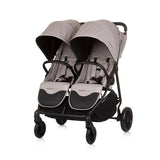 Poussette pliante Chipolino pour 2 personnes beige macadamia noir