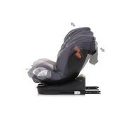 Chipolino siège auto i-size 40-150 cm isofix 360° gris granit