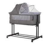 Coffre cododo Chipolino zen avec moustiquaire gris granit