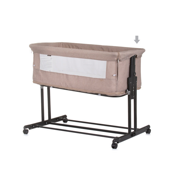 Coffre cododo Chipolino zen avec moustiquaire beige macadamia