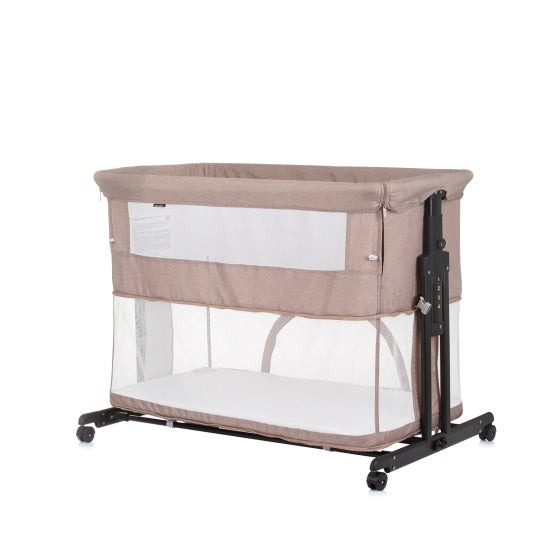 Coffre cododo Chipolino zen avec moustiquaire beige macadamia