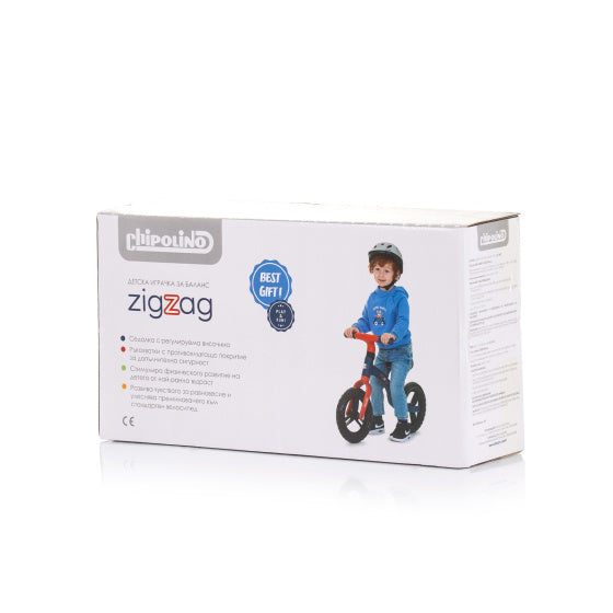 Chipolino zigzag 12 pouces junior bleu rouge