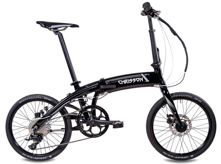 Chrisson ef3 20 pouces 32 cm unisexe 9v frein à disque mécanique noir