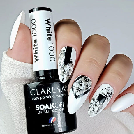 Claresa Vernis Gel UV LED 5 ml Blanc 1000