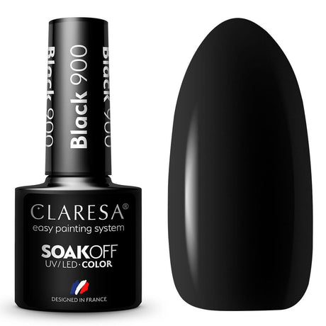 Claresa Vernis Gel UV LED 5 ml Noir 900