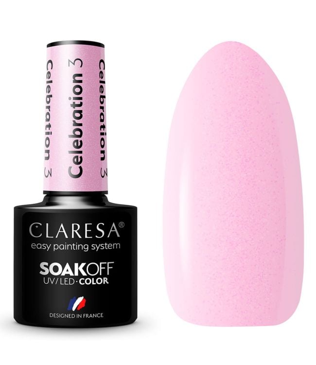 Claresa vernis gel uv led 5ml célébration 3
