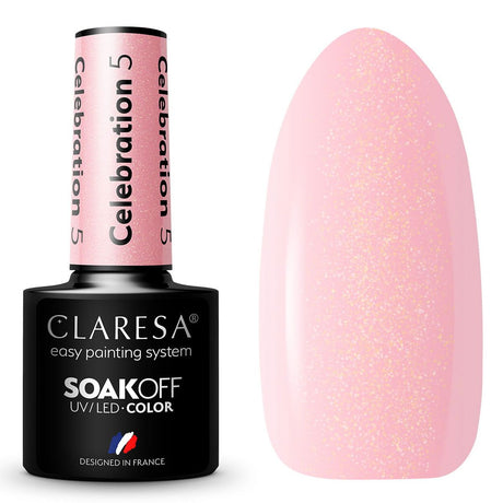 Claresa Vernis Gel UV LED 5 ml Célébration 5