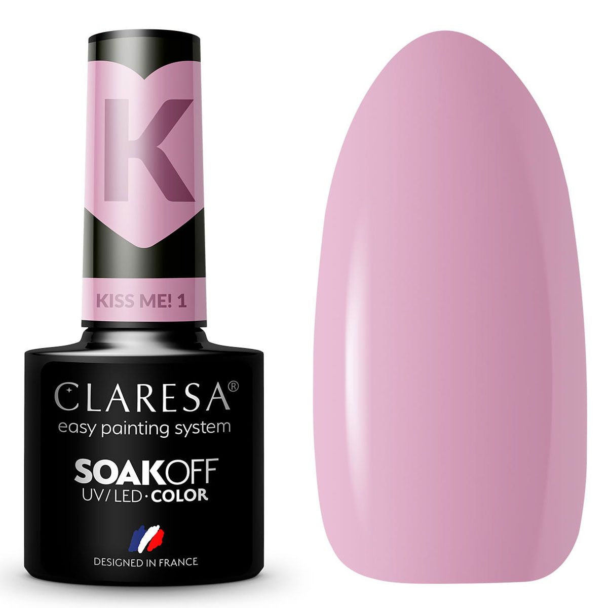 Claresa Vernis Gel UV LED 5 ml Kiss Me 1