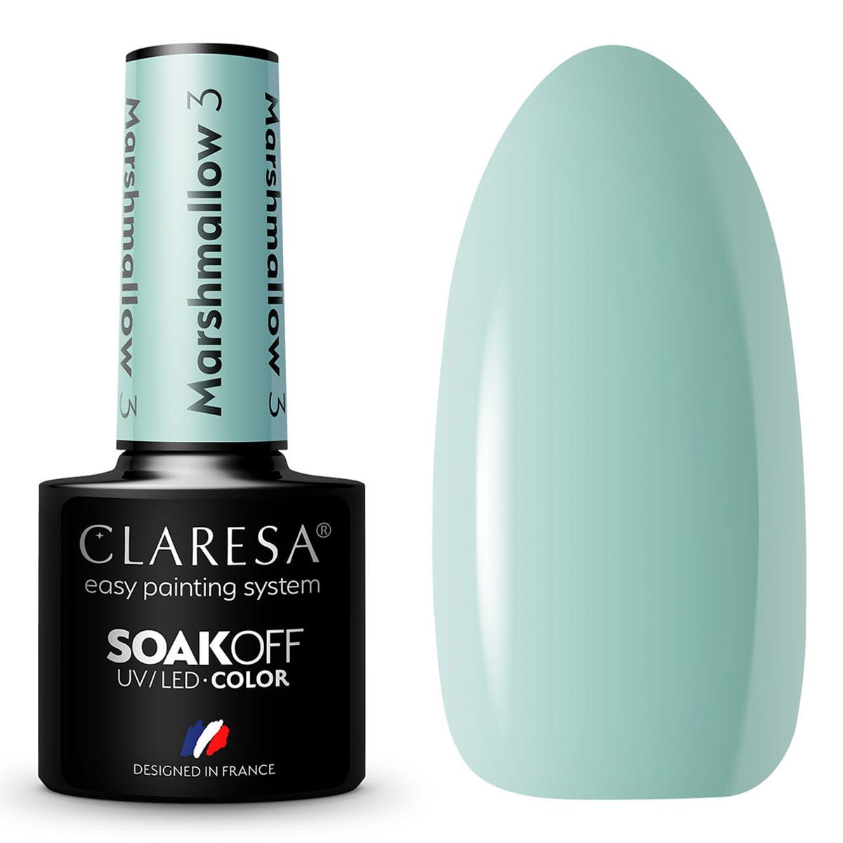 Claresa Vernis Gel UV LED 5 ml Marsh Mallow 3