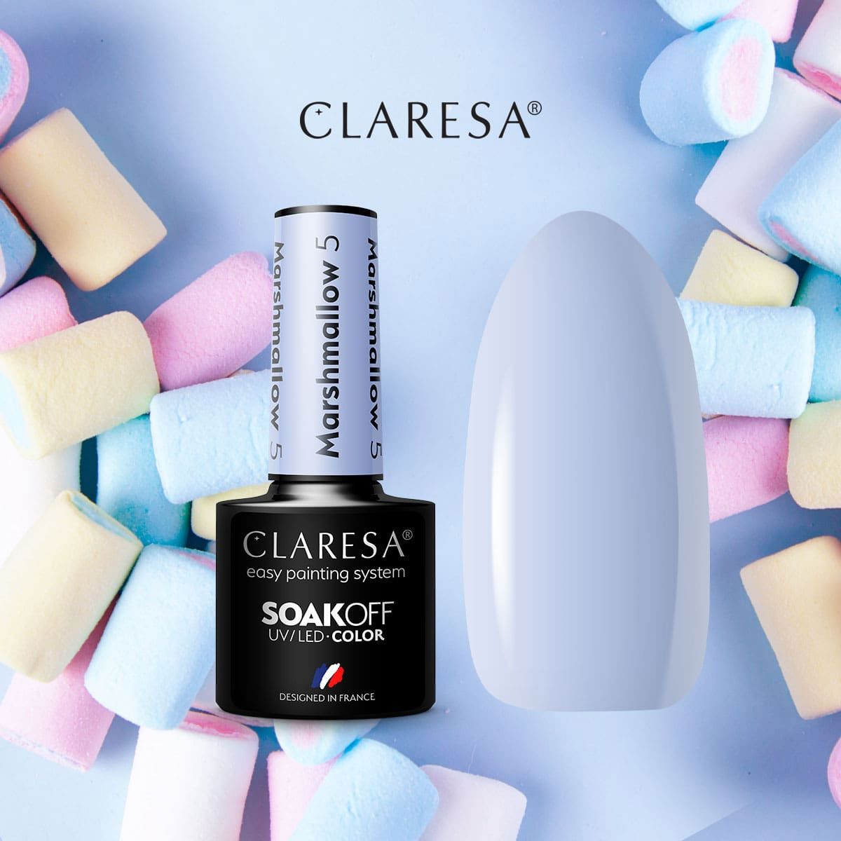 Claresa Vernis Gel UV LED 5 ml Guimauve 5