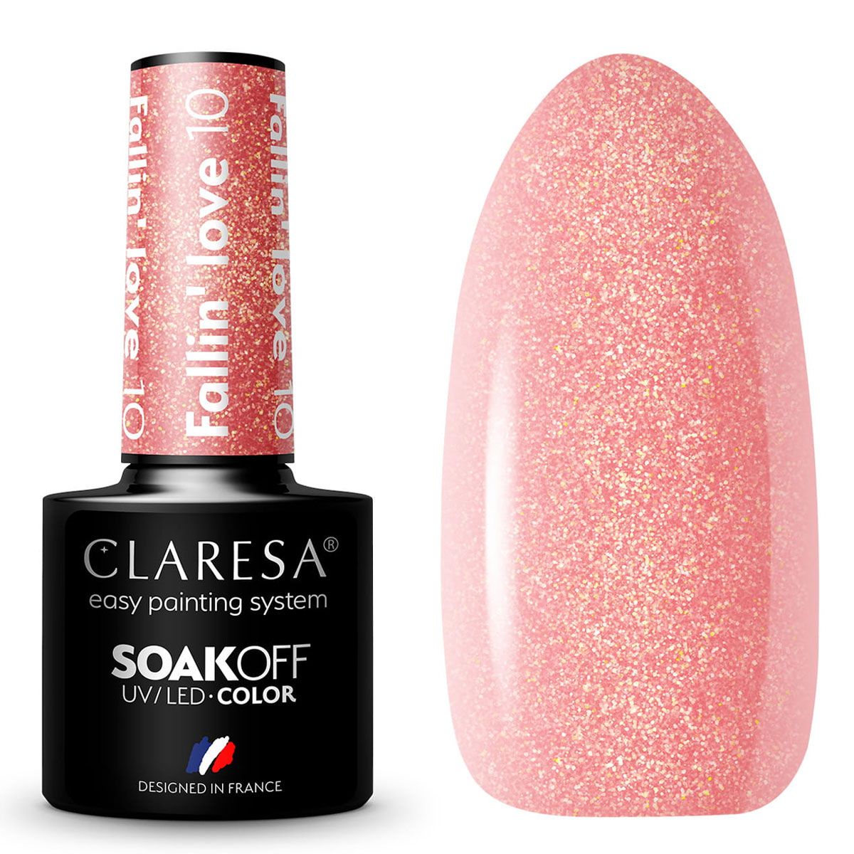 Claresa Vernis Gel UV LED 5 ml Fallin' Love 10
