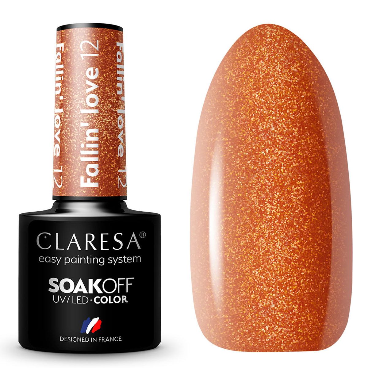 Claresa Vernis Gel UV LED 5 ml Fallin' Love 12