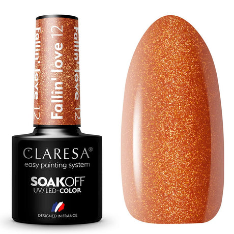Claresa Vernis Gel UV LED 5 ml Fallin' Love 12