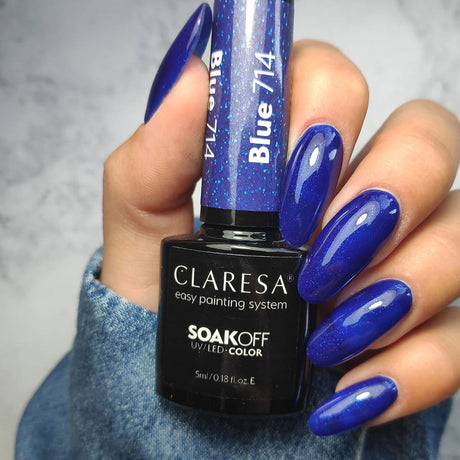 Claresa Vernis Gel UV LED 5 ml Bleu 714