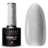 Claresa Vernis Gel UV LED 5 ml Full Glitter 1 Argent
