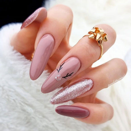 Claresa Vernis Gel UV LED 5 ml Full Glitter 4 Rose Froid