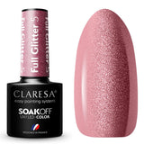 Claresa Vernis Gel UV LED 5 ml Full Glitter 5 Rose Chaud