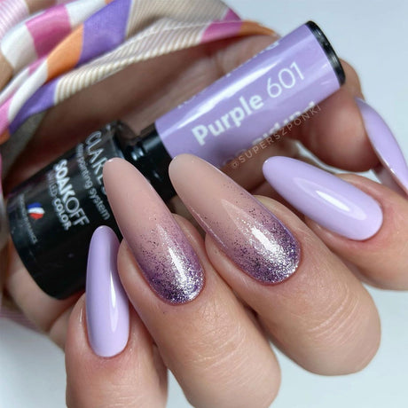 Claresa Vernis Gel UV LED 5 ml Full Glitter 6 Violet