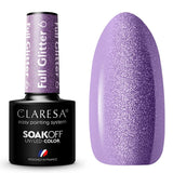 Claresa Vernis Gel UV LED 5 ml Full Glitter 6 Violet