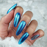 Claresa Vernis gel UV LED 5 ml Full Glitter 7 Bleu