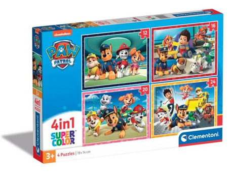 Clementoni puzzles patte patrouille, 4en1