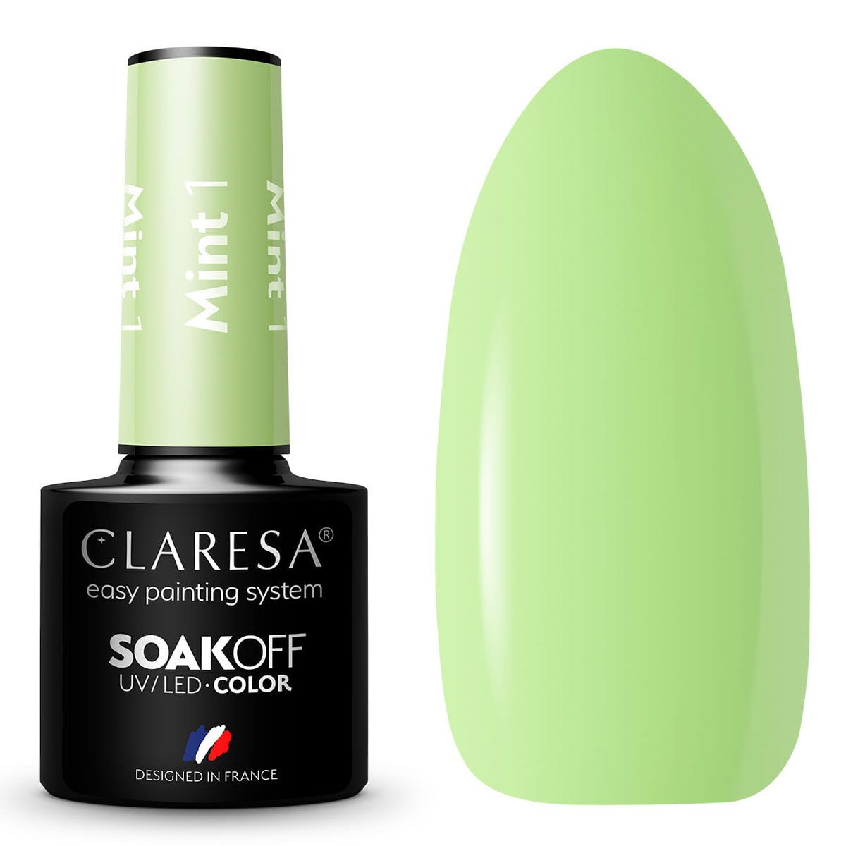 Claresa Vernis Gel UV LED 5 ml Menthe 1