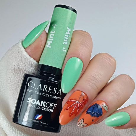 Claresa Vernis Gel UV LED 5 ml Menthe 4