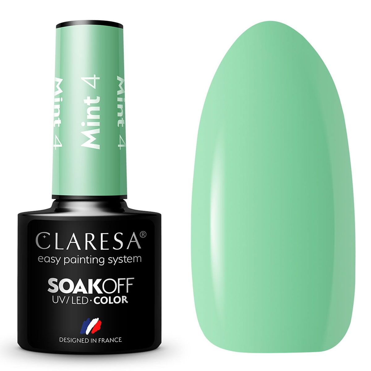 Claresa Vernis Gel UV LED 5 ml Menthe 4