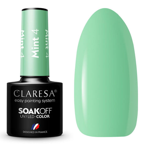 Claresa Vernis Gel UV LED 5 ml Menthe 4