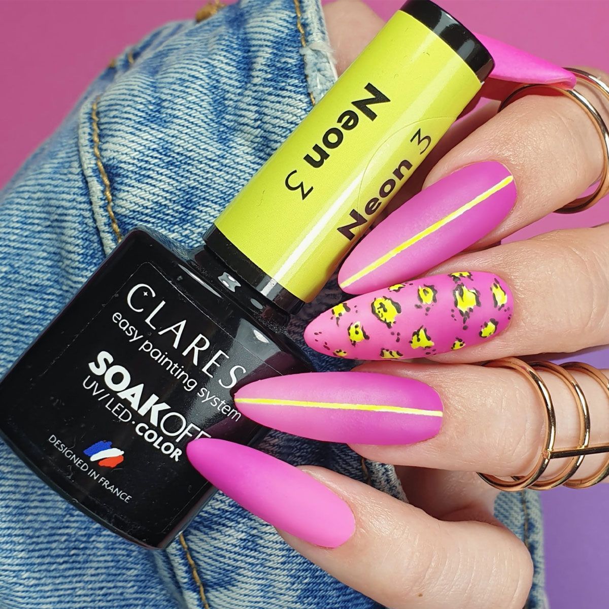 Claresa Vernis Gel UV LED 5 ml Néon 3