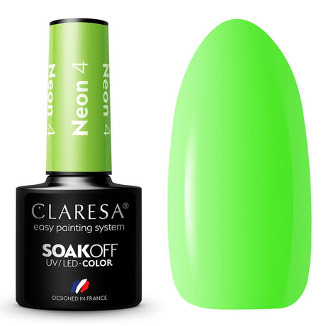 Claresa Vernis Gel UV LED 5 ml Néon 4