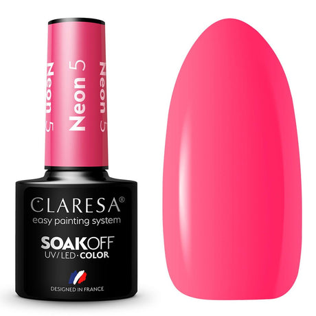 Claresa Vernis Gel UV LED 5 ml Néon 5