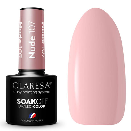Claresa Vernis Gel UV LED 5 ml Nude 107