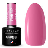 Claresa vernis gel uv led 5ml rose 519 jardin ensoleillé