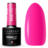 Claresa vernis gel uv led 5ml rose 532 jardin ensoleillé