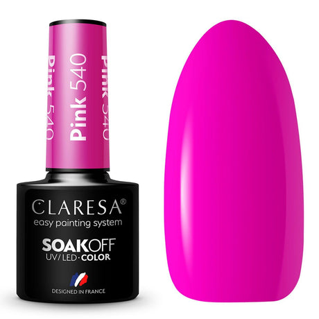 Claresa Vernis Gel UV LED 5 ml Rose 540
